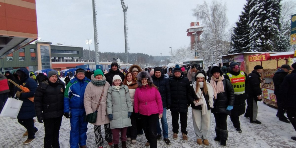 Горячая поддержка на морозной трассе: мы там, где бьется спортивное сердце Беларуси!