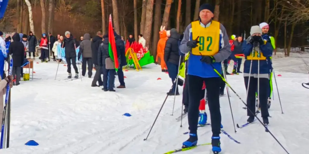 Спортивный дух и воля к победе: команда АГАТа успешно преодолела лыжную дистанцию